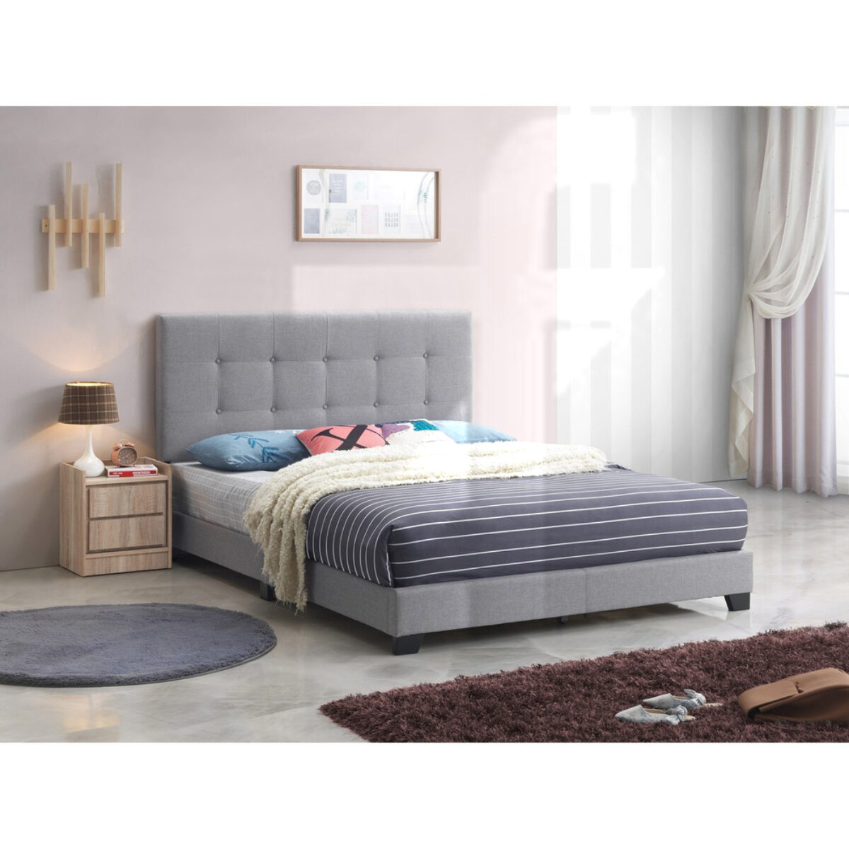 Crown Mark Rigby Platform Bed - Zohaib Furniture