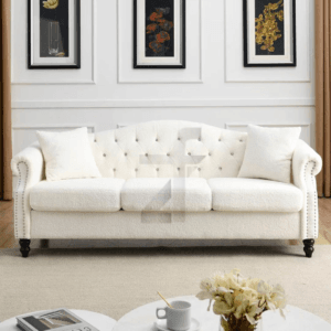 Avictor Upholstered Sofa Buckle Fabric