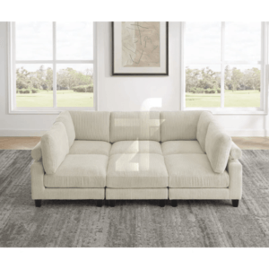Avaah 6 - Piece Upholstered Sectional Sofa