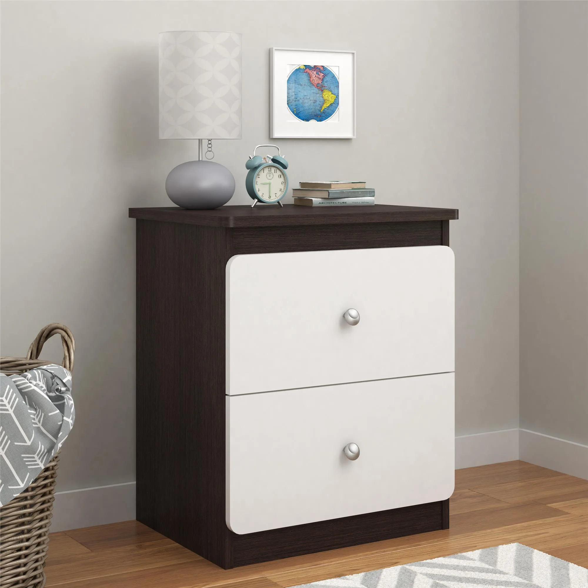 Sol Dual Tone Nightstand
