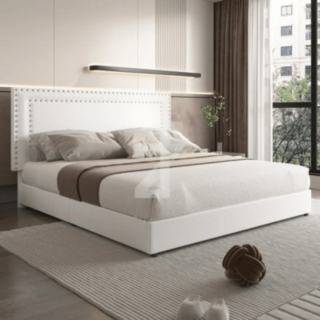 Vecelo Upholstered Storage Bed