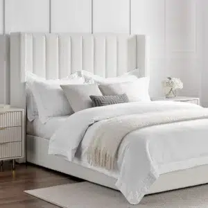 Madison Boucle Ottoman Storage Bed.