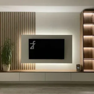 Modern Back Panel TV Unit