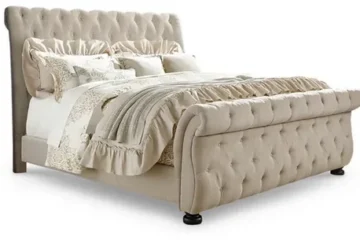 Dulane Upholstered Sleigh Bed