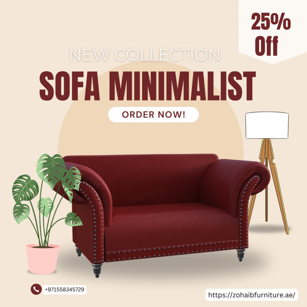 "Large sectional leather sofa in an open-plan living space with a stylish, minimalist design