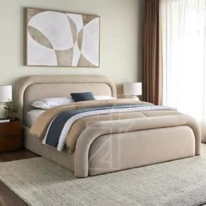 Curve Upholstered Bed