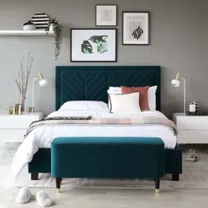 Chevron Dream Bed upholstered-customizedbed