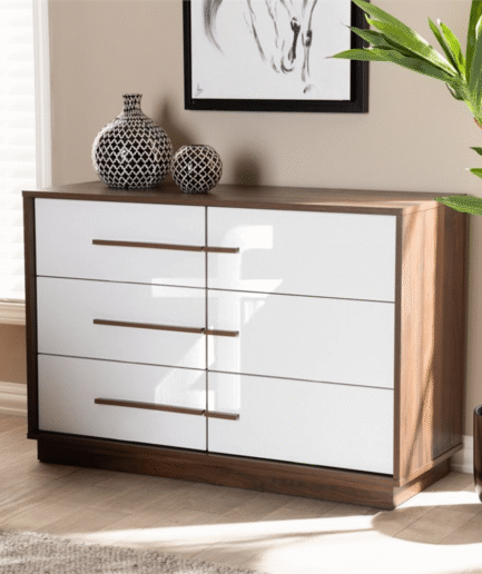 Aurora Modern 6-Drawer Dresser
