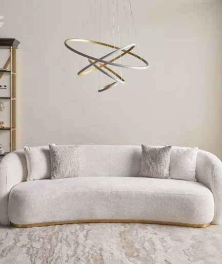 Kai 3-Seater Fabric Sofa