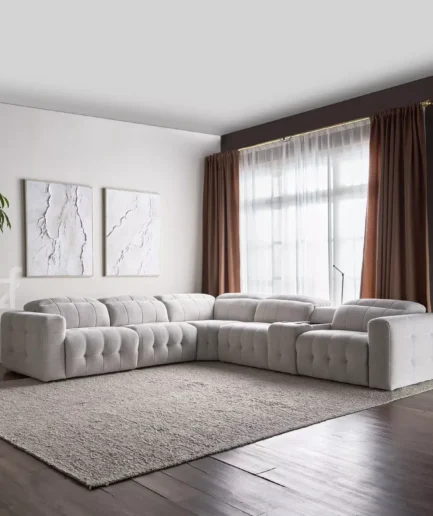 Whitter 4-Seater Fabric Sofa