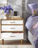 Anna 3-Drawer Nightstand | The Ultimate in Luxury in UAE – Zohaib Furniture