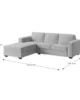 Claude Tonal Chenille Corner Chaise Sofa in UAE – Zohaib Furniture
