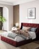Serene Button Tufted Bed | Rejuvenating Warmth in UAE – Zohaib Furniture