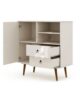 Nova Modern 2 Drawer Dresser | Jubilant design in UAE – Zohaib Furniture