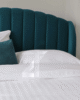 New Noelle Dark Teal Velvet Bed: Sophisticated Elegance and Comfort in UAE – Zohaib Furniture