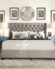 Luxurious Upholstered Wingback Bed in UAE – Zohaib Furniture