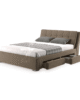 Vera Upholstered Bed with Spacious Storage Space in UAE – Zohaib Furniture