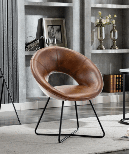 Coomer Vegan Leather Armchair