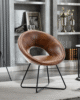 Coomer Vegan Leather Armchair | Sleek Comfort and style in UAE – Zohaib Furniture