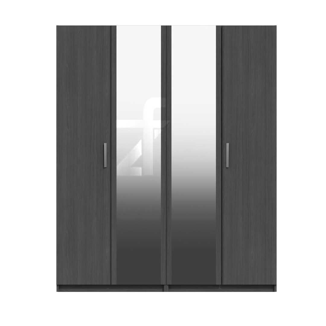 Waterloo 4 Door Wardrobe with 2 Mirrors-1.png Waterloo 4 Door Wardrobe with 2 Mirrors