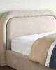 Curve Upholstered Bed – Modern Rounded Headboard Bed in UAE – Zohaib Furniture