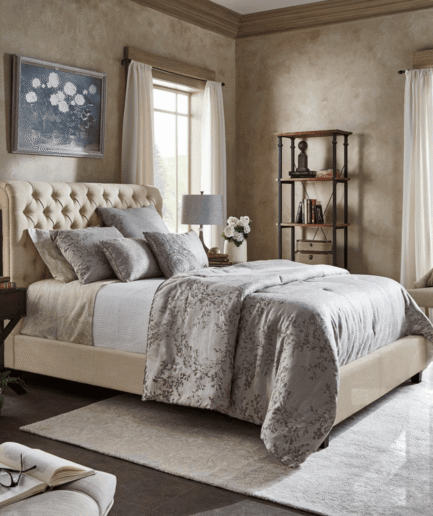 The Aford Chesterfield Upholstered Bed