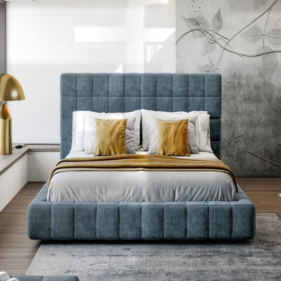 Square Bed Example Alto Square Upholstered Bed – The Supreme Square In UAE