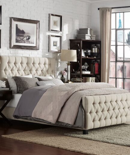 Amul Tuffed Upholstered bed