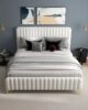 Unique Angella Channel Tufted Platform Bed in UAE – Zohaib Furniture