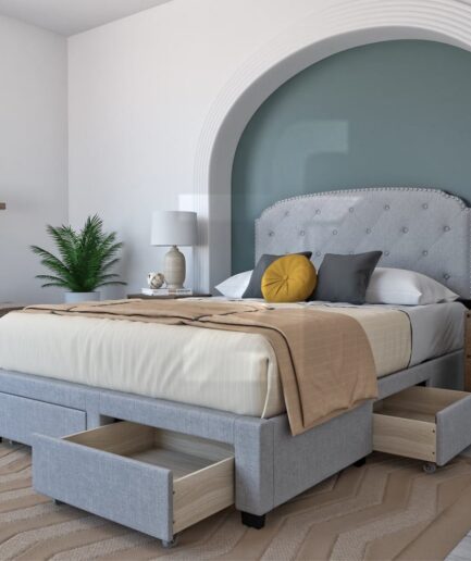 DELUXE STORAGE BED at Zohaib Furniture