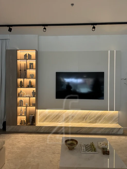 Backlit TV Wall Unit.webp Backlit TV Wall Unit