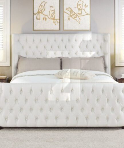 Luxury Jennifer Brooklyn Bed with Tufted Headboard