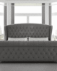 Dulane Upholstered Sleigh Bed | New Supreme Comfort and Luxury in UAE – Zohaib Furniture