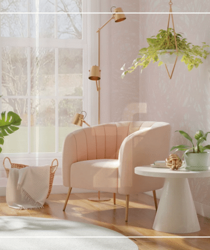 Modern Channel Tufted Chair