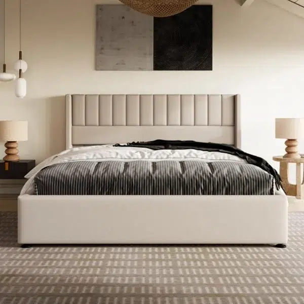 Fabric Upholstered Bed-1.webp Fabric Upholstered Bed