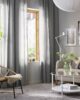 Curtains For 1 Window with heading tape/grey in UAE – Zohaib Furniture