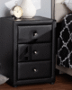Tessa 3 drawer Nightstand | Warmth Support in UAE – Zohaib Furniture