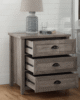 3 Drawer Farmhouse Nightstand | Beauty and Comfort in Togetherness in UAE – Zohaib Furniture