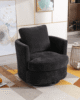 Yelina Upholstered Swivel Armchair in UAE – Zohaib Furniture