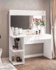 Adler Vanity Dresser with Mirror in UAE – Zohaib Furniture