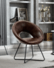 Coomer Vegan Leather Armchair | Sleek Comfort and style in UAE – Zohaib Furniture