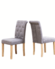 Neo Fabric Button Tufted Dining Chairs | Zohaib Furniture in UAE – Zohaib Furniture