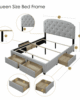 Deluxe Storage Bed | Invigorating Design in UAE – Zohaib Furniture