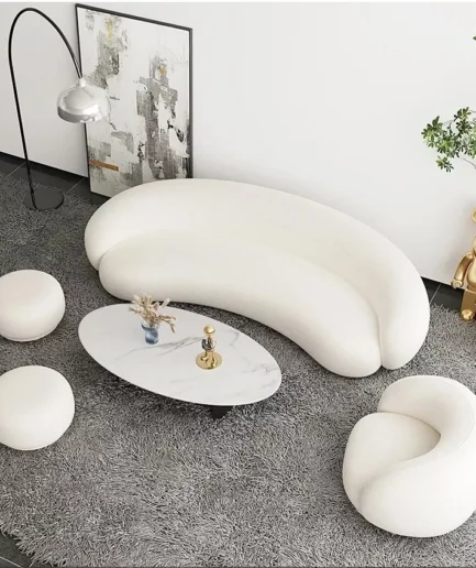 Modern Curved Sofa Couch