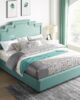 Sadie Seafoam upholstered bed | Renewed Vitality in UAE – Zohaib Furniture