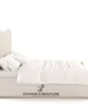 Luxurious Upholstered Bed Frame with Premium Fabric in UAE – Zohaib Furniture