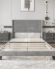 Channel Tufted bed | Inspires Dreams in UAE – Zohaib Furniture