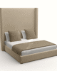 The Magnificent: Nora Bed with Tall Upholstered Headboard in UAE – Zohaib Furniture