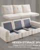 The Supreme Modern Tufted Sofa with storage space in UAE – Zohaib Furniture