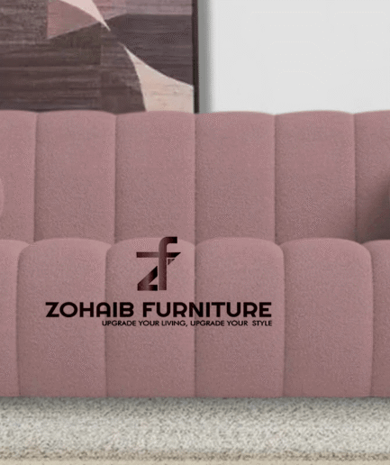 Boucle Fabric 3 Seater Sofa